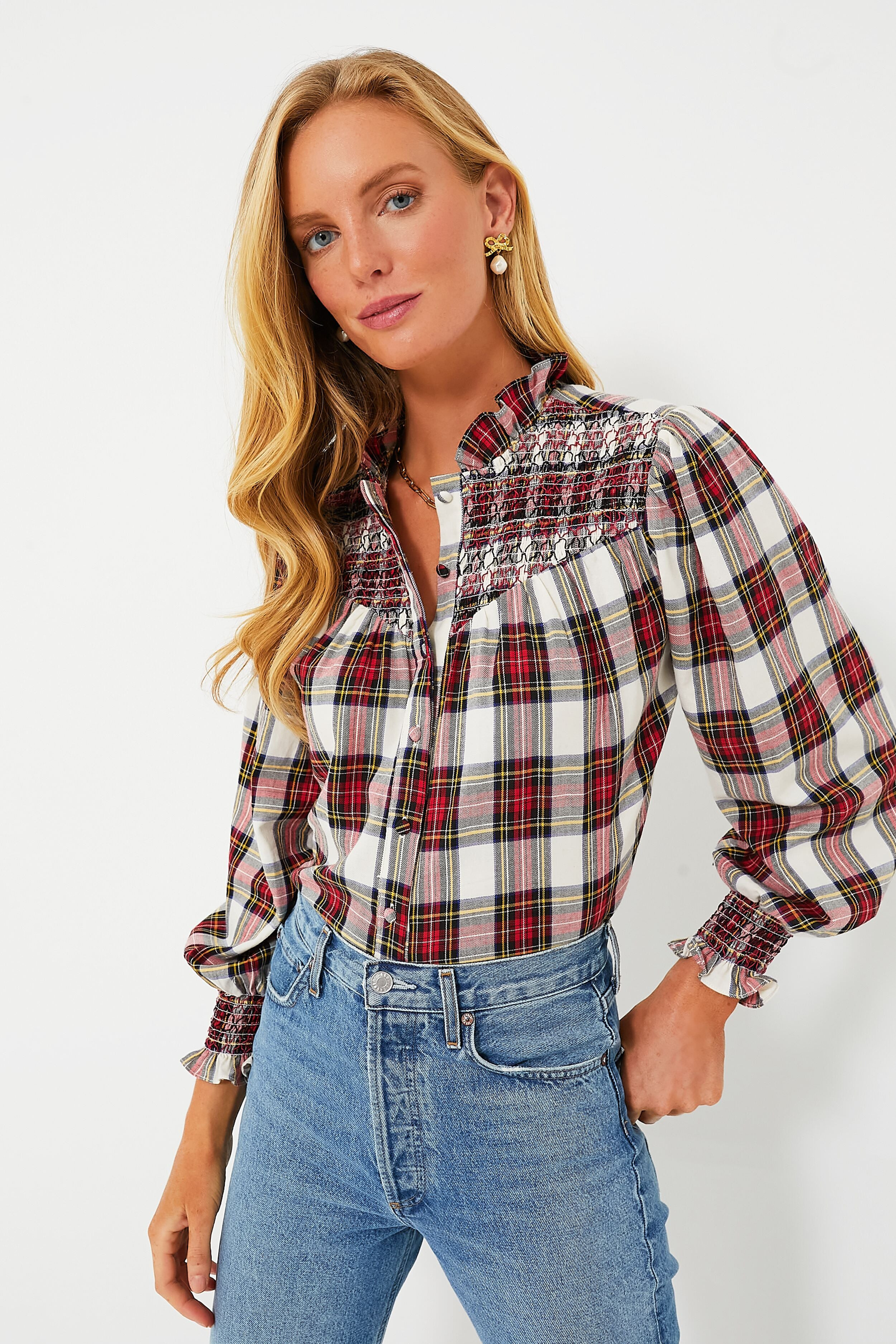 Exclusive Plaid Long Sleeve Nicole | Tuckernuck (US)