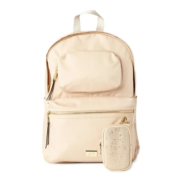 Madden NYC Women’s Modular Zipper Backpack Khaki | Walmart (US)