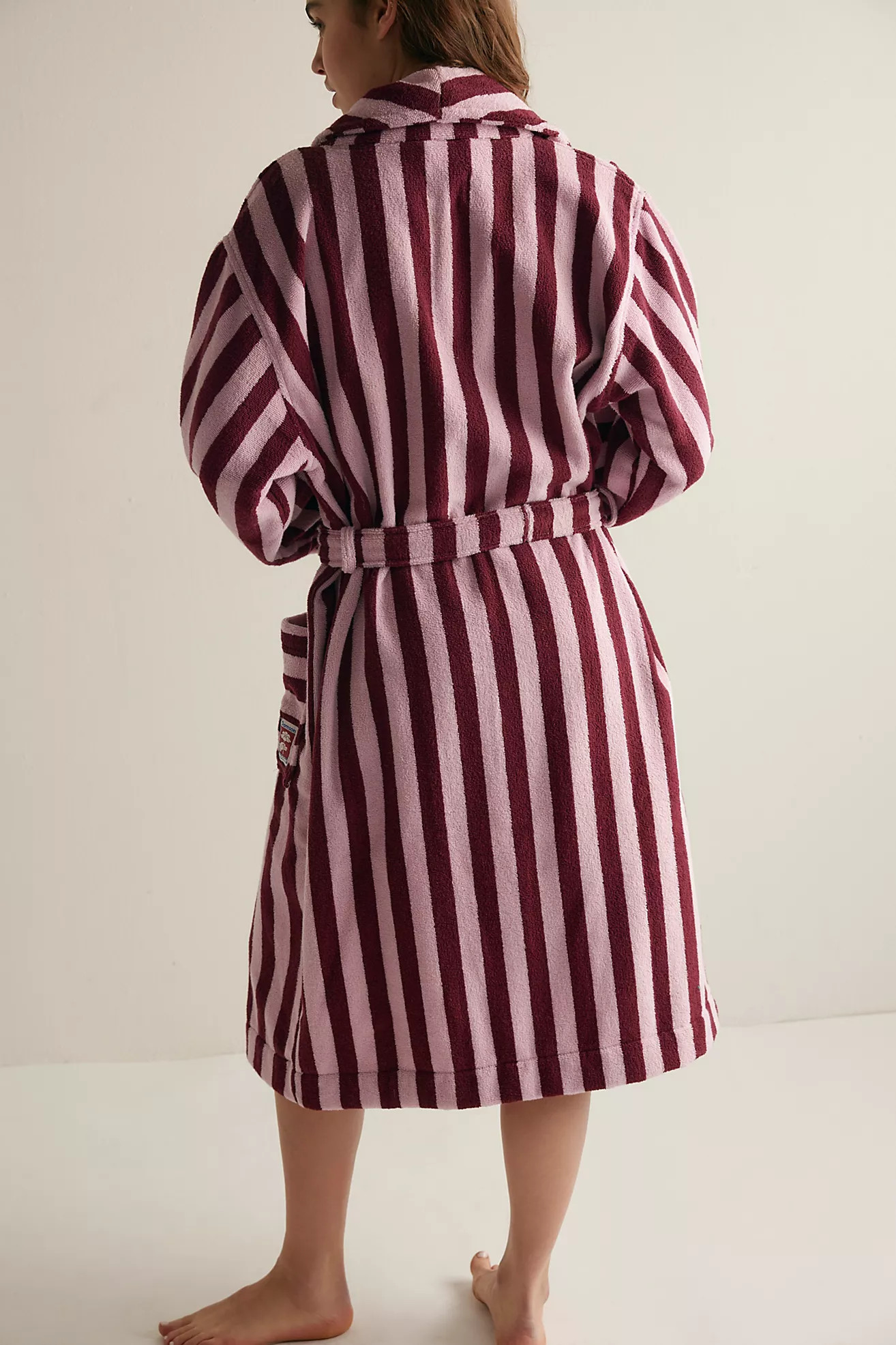 Damson Madder Towelling Robe | Free People (Global - UK&FR Excluded)