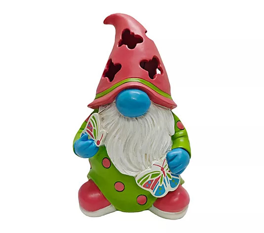 Make Your Selection: Temp-tations Outdoors 12" Solar Garden Gnome | QVC