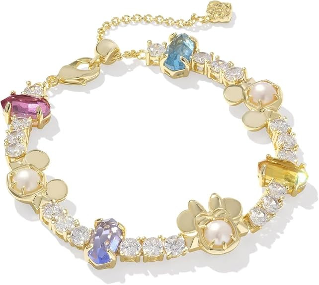 Kendra Scott x Disney Mickey Mouse and Minnie Mouse Tennis Bracelet, Fashion Jewelry for Women | Amazon (US)