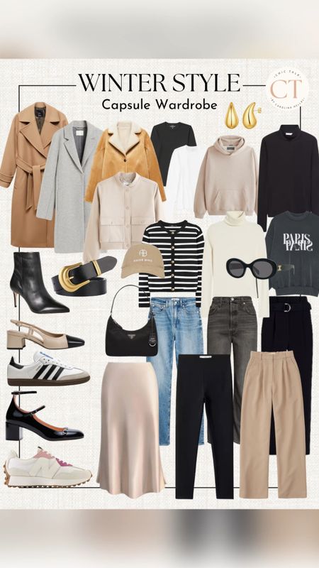 Winter capsule wardrobe! I own most of these pieces and they have helped me maximized the use of what I have in my closet. They are all so easy to mix and match and will keep you warm, cozy and chic all winter long! 

#LTKfindsunder100 #LTKshoecrush #LTKstyletip
