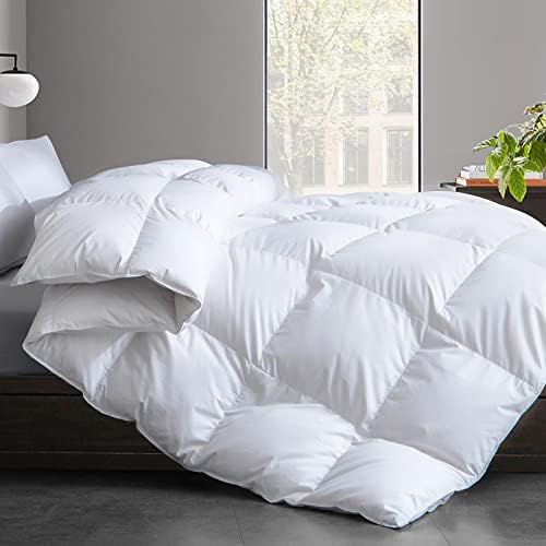 Cosybay Cotton Quilted White Feather Comforter Filled with Feather & Down –Luxurious Hotel Bedd... | Amazon (US)