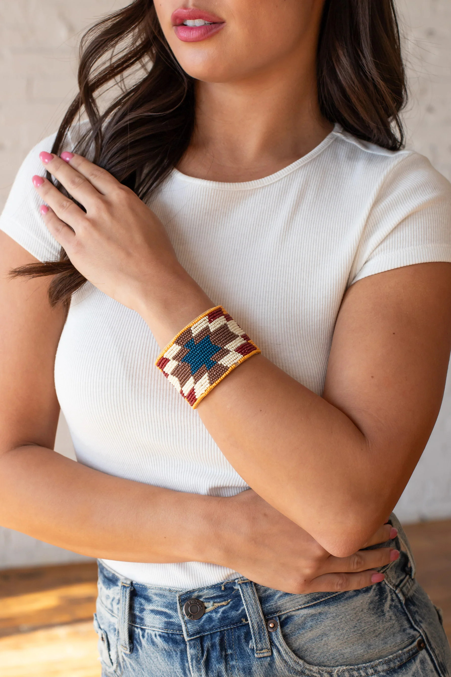 Raleigh Beaded Cuff | Panache Accessories