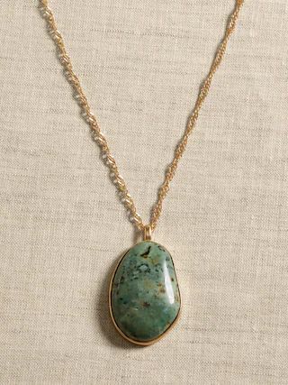 Moss Turquoise Pendant Necklace | Banana Republic Factory