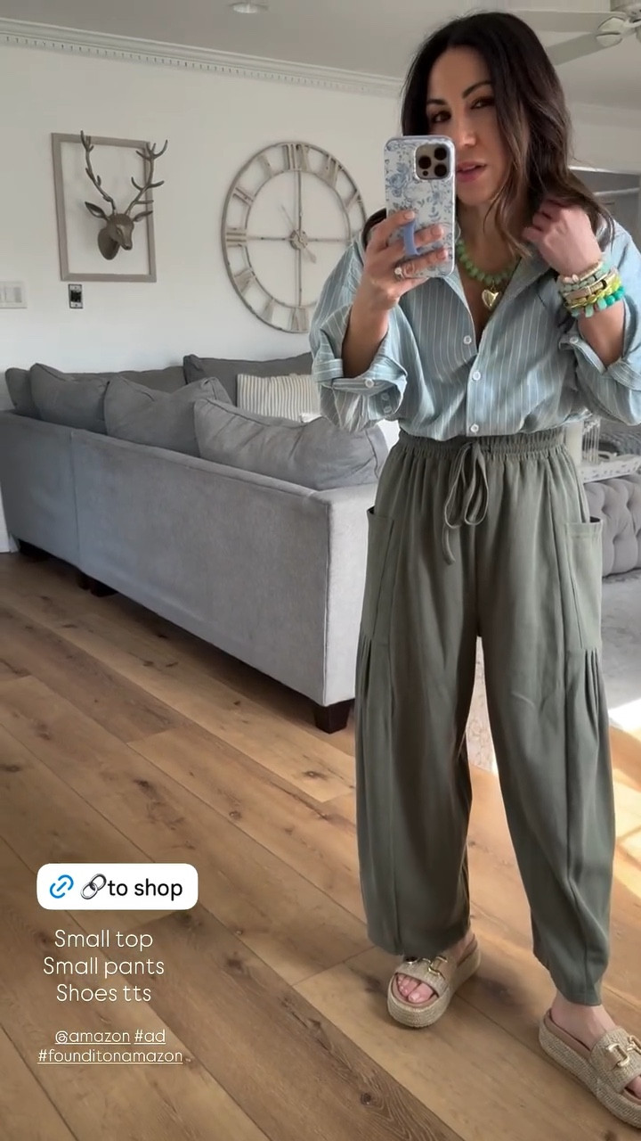 Small top. Small drawstring jeans. Shoes TTS. @amazon #ad #founditonamazon



#LTKSaleAlert #LTKOver40