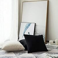 MIULEE Pack of 2 Velvet Pillow Covers Decorative Square Pillowcase Soft Solid Cushion Case for So... | Amazon (US)