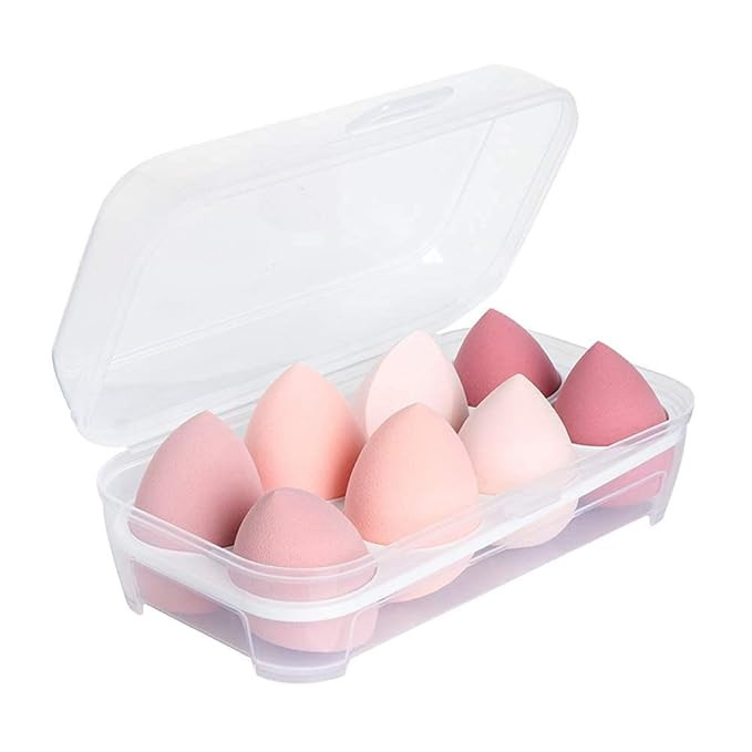 Makeup Sponge, Set Beauty Blender,Dry and Wet Use Makeup Sponges for Liquid,Powder, Cream, Multi-... | Amazon (US)