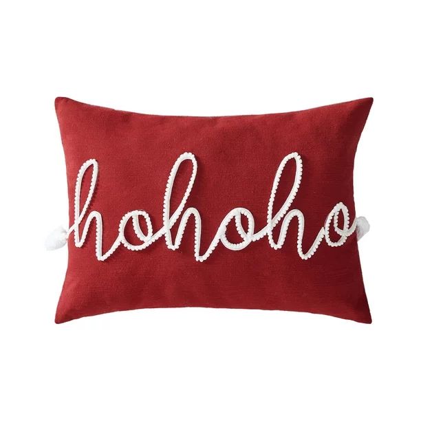 Mainstays Hohoho Decorative Throw Pillow, 14”x20” - Walmart.com | Walmart (US)