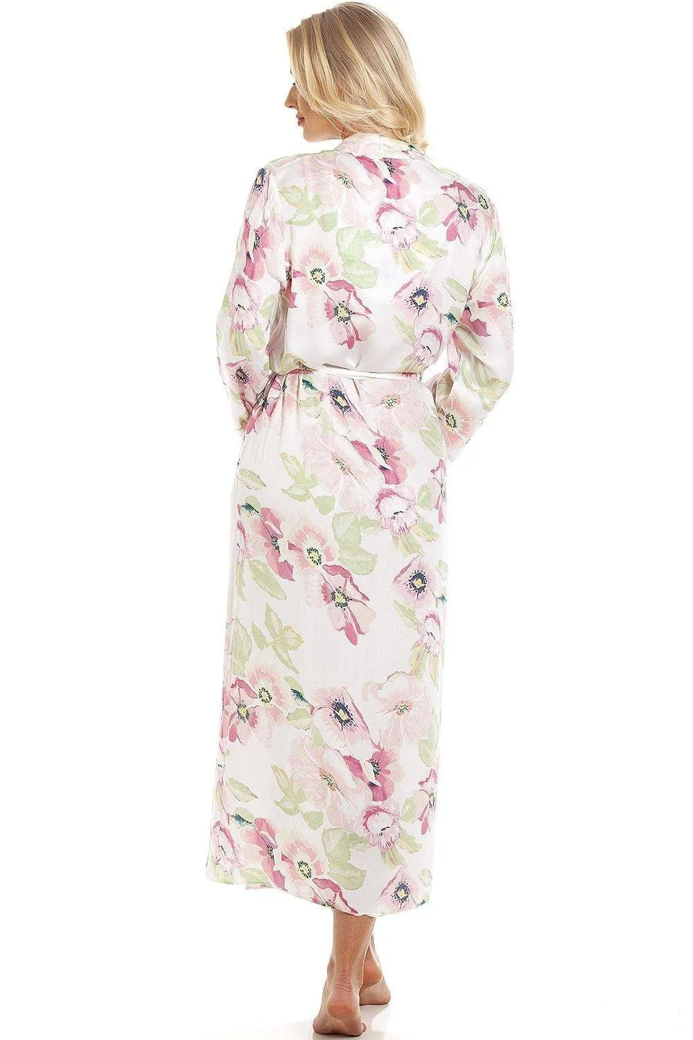Nightwear | Classic Lightweight Poppy Print Floral Wrap | Camille | Debenhams UK