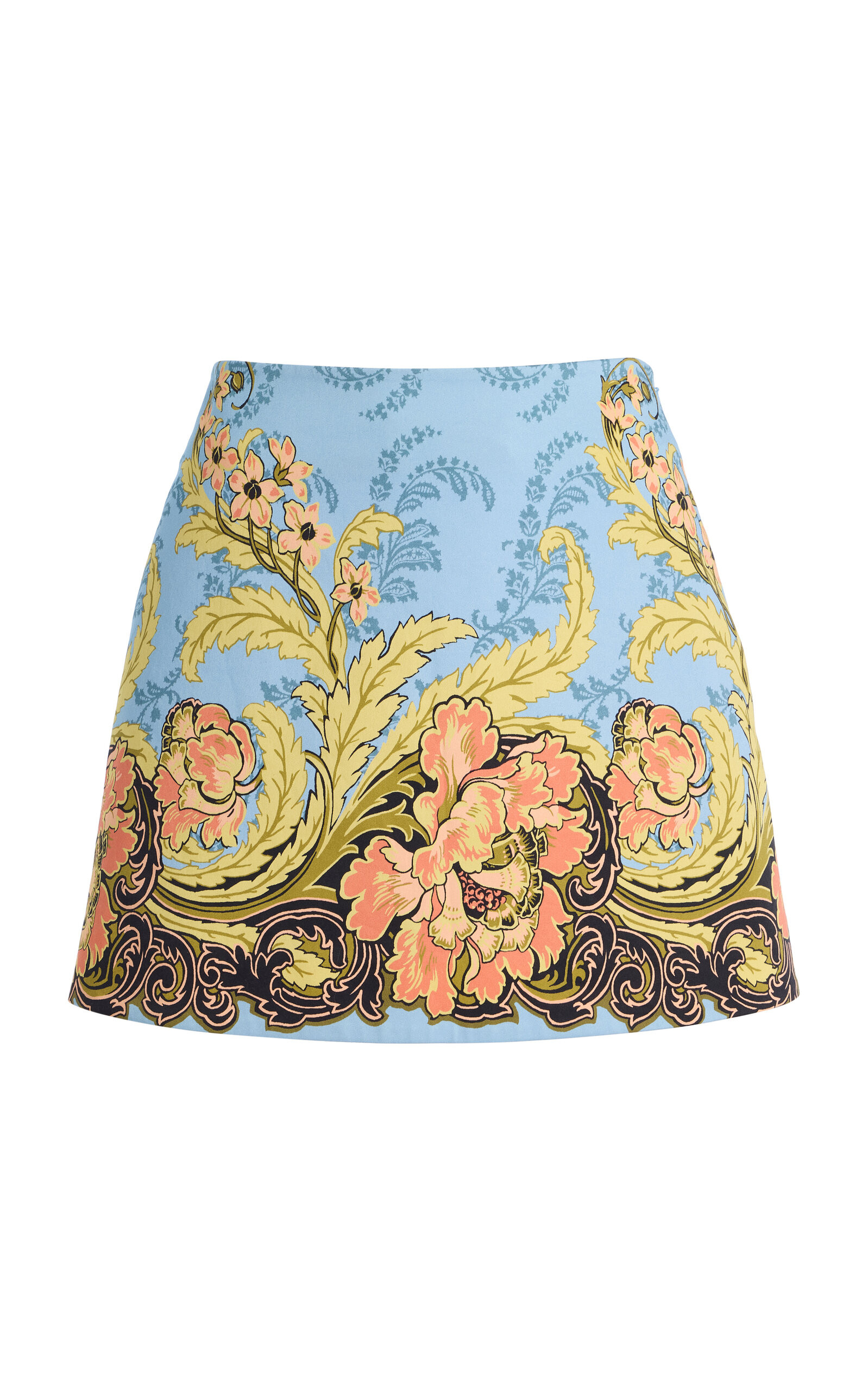 Chrissy Cotton-Sateen Mini Skirt | Moda Operandi (Global)