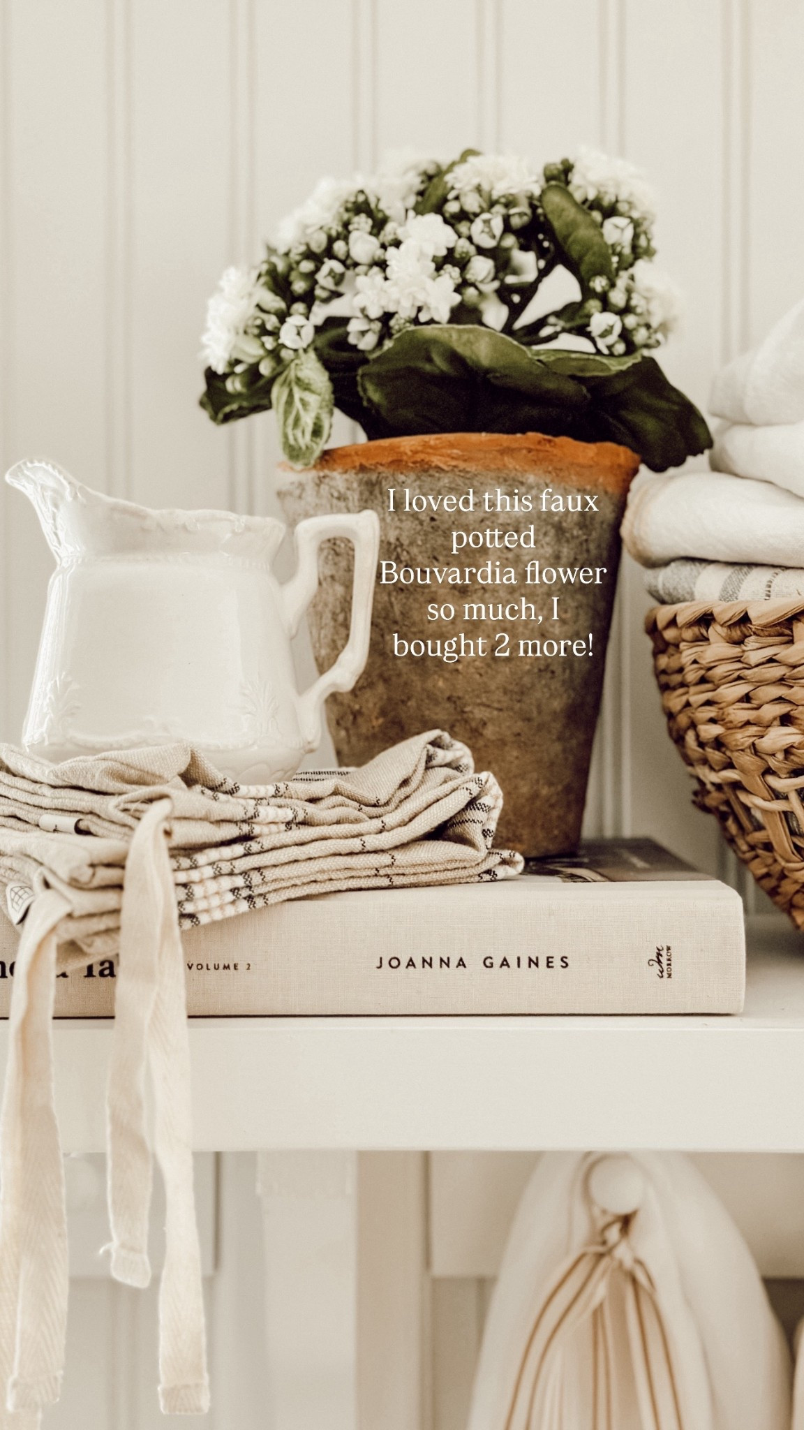 I loved this faux potted Bouvardia flower so much, I bought 2 more.

#LTKHome