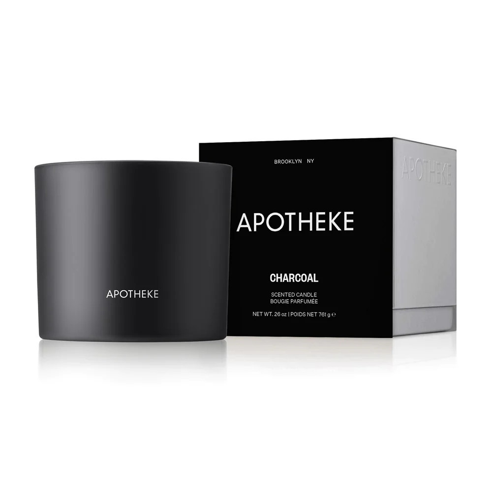 Charcoal 3-Wick Candle | Apotheke Co