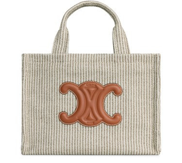 Small cabas thais in striped textile - CELINE | 24S (APAC/EU)