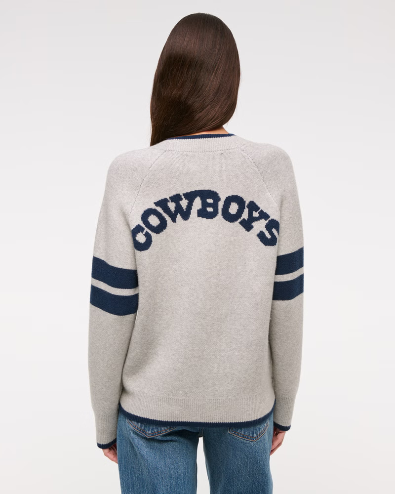 Dallas Cowboys LuxeLoft Cardigan | Abercrombie & Fitch (US)