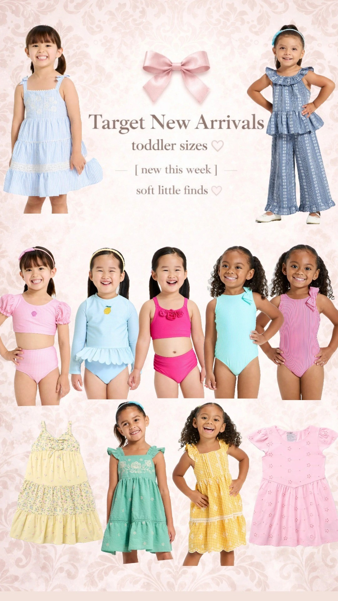 Targets prettiest new arrivals!🤍 Available in Toddler sizes! 

#LTKmomlife #LTKSeasonal