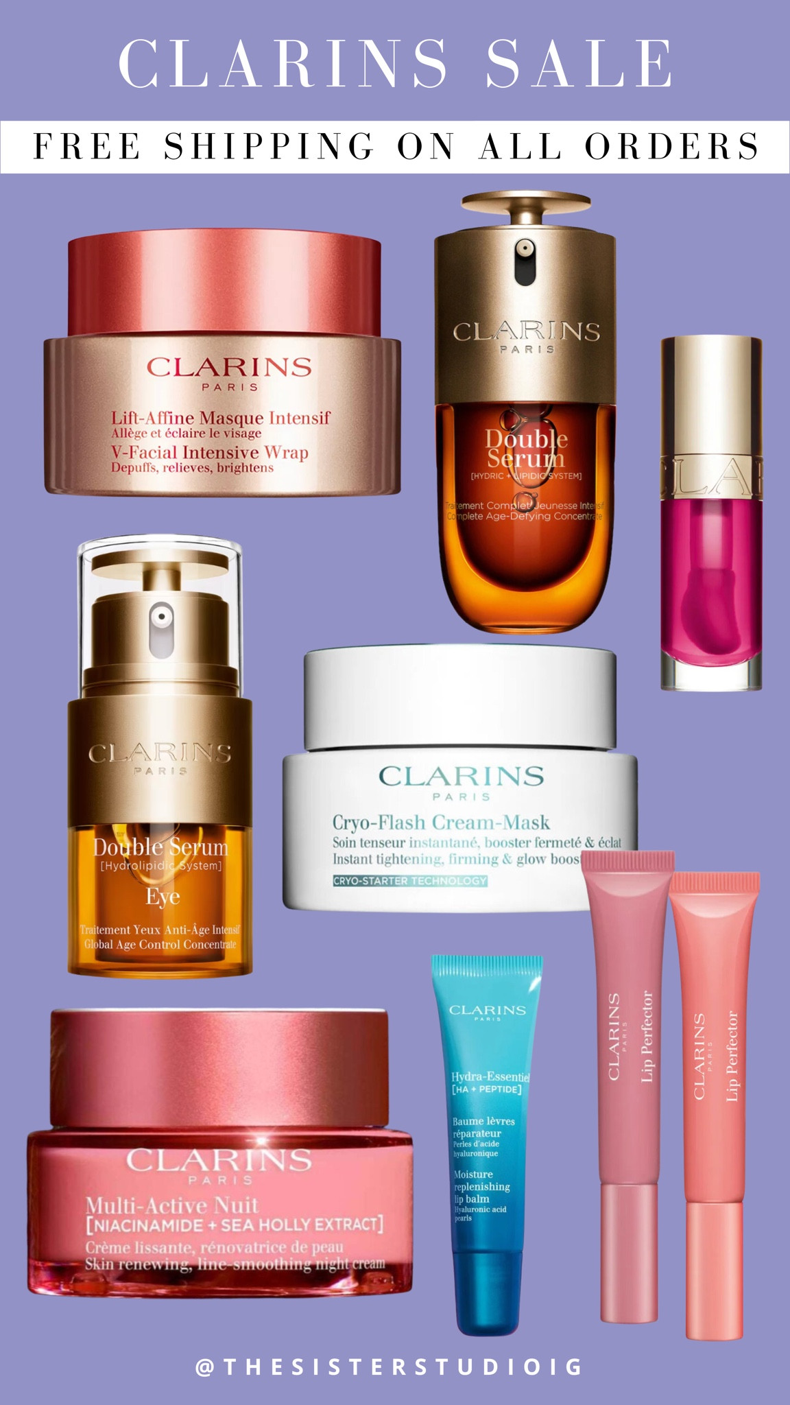 Clarins friends and family sale is live! 15% off and free shipping on everything! 🙌🏼 

code JENREED will give you a FREE gift with purchase on orders over $50. 

#LTKFindsUnder50 #LTKFindsUnder100 #LTKBeauty