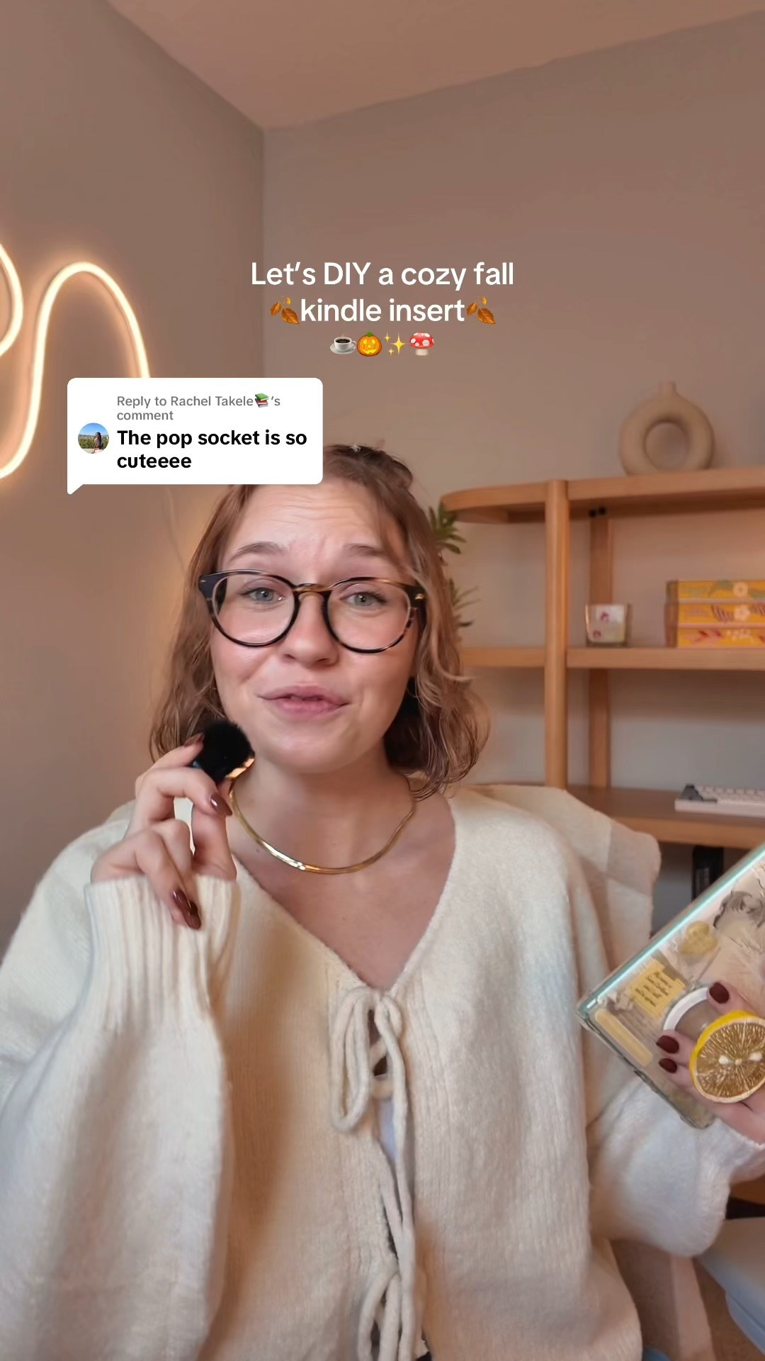 Cozy sweater and keyboard!