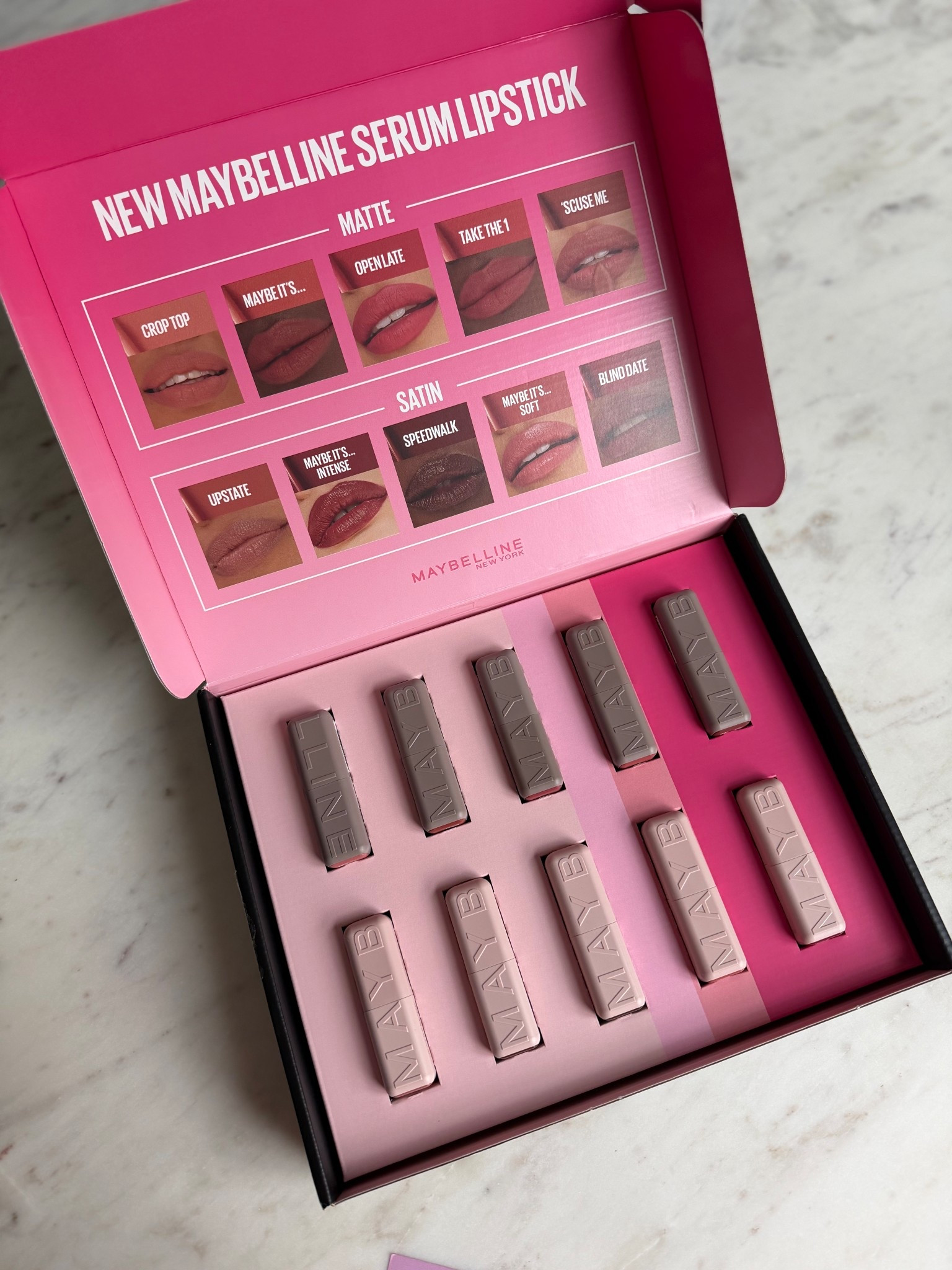 Maybelline new matte and satin lip stick is super hydrating 