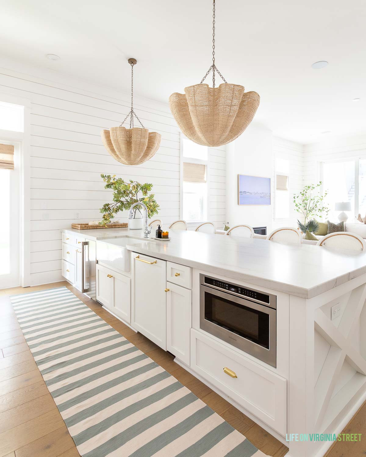 Modern coastal kitchen design // pendant  

 #LTKSeasonal #LTKHome