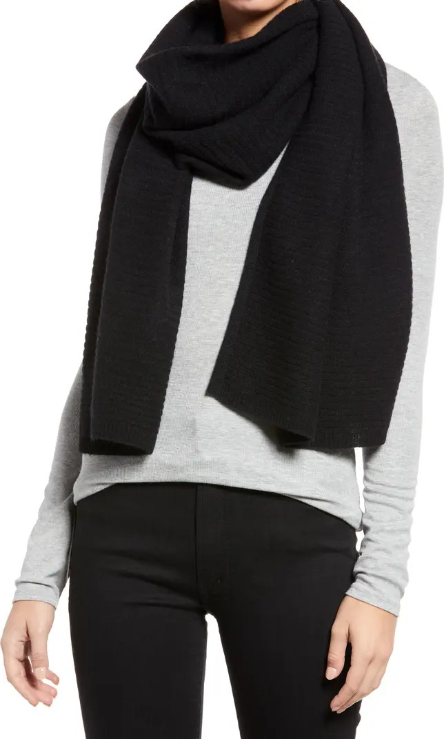 Cashmere Rib Scarf | Nordstrom Rack