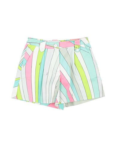 Pucci Kid Girl Shorts & Bermuda Shorts Light green Size 8 Cotton, Elastane | YOOX (US)