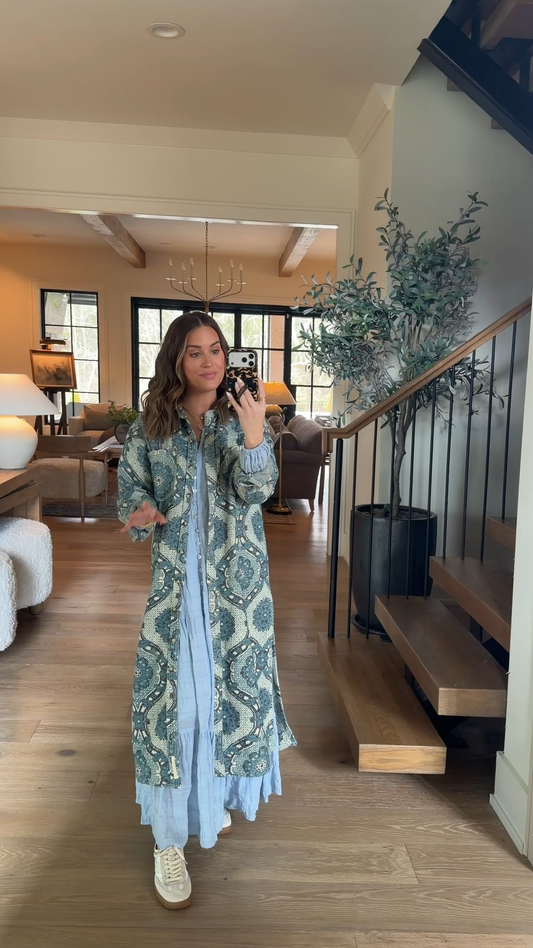 Wearing an xs in this long sleeve maxi — features a slip under, functional buttons and is super comfy! I wore to the beach, but added this fun printed coat (xs) since it’s chilly today. Also wanted to wear close toe shoes, but not heels, so went with their neutral slip on sneakers. Will be a staple this spring! 

Spring outfit, church outfit, spring dress, Easter dress, spring sneaker



#LTKgrwm #LTKmomlife #LTKootd