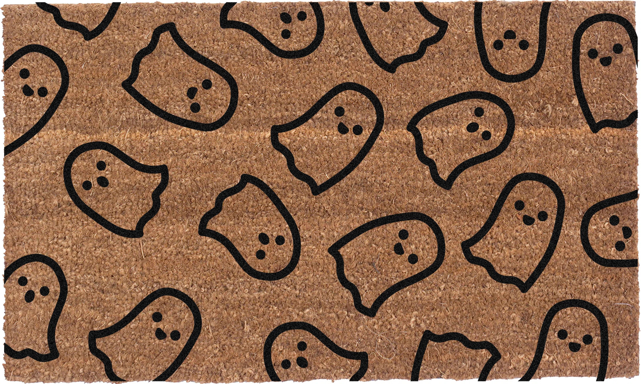 The Holiday Aisle® Dimitrious Halloween Ghost Non-Slip Outdoor Doormat & Reviews | Wayfair | Wayfair North America