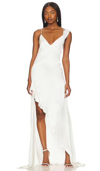 James Maxi Dress in White | Revolve Clothing (Global)