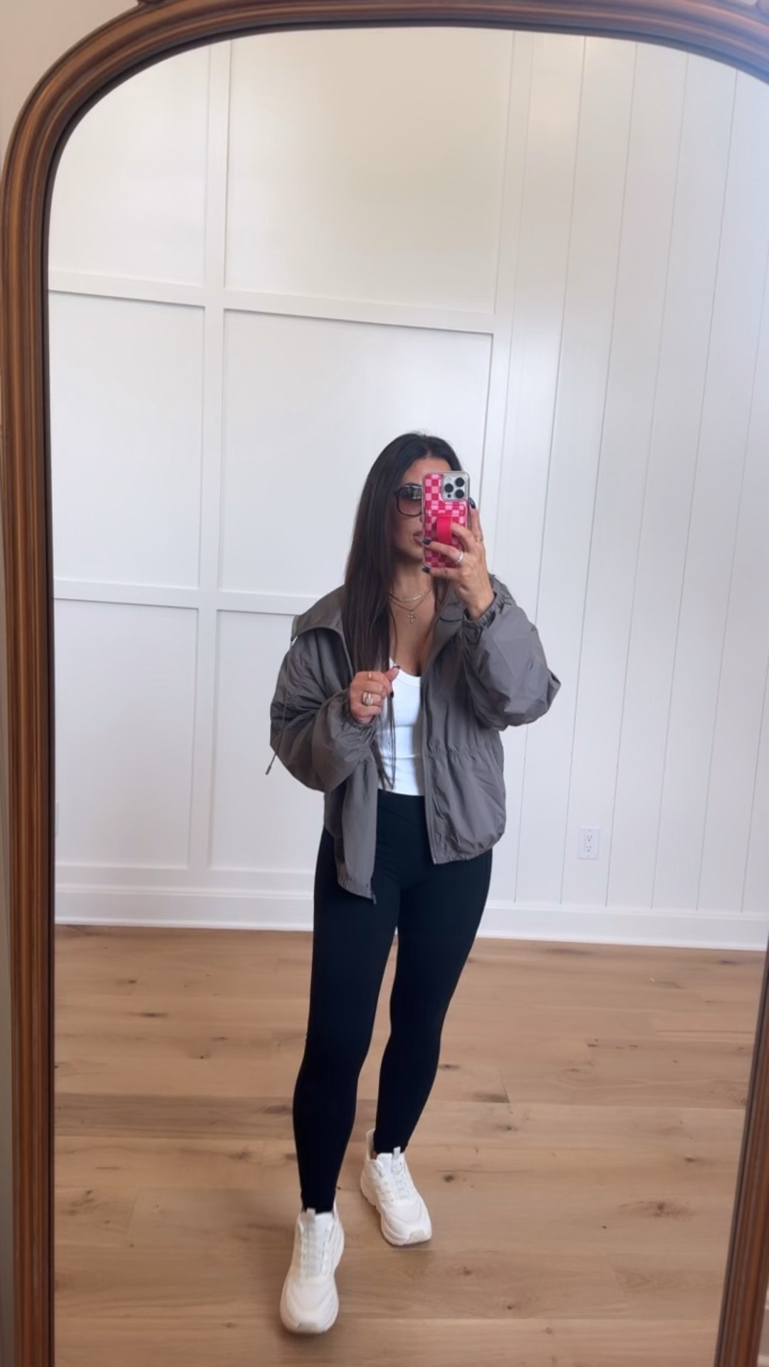 The cutest Walmart, rain jacket that looks designer! Wearing a size large because I like it to be a little bit more oversized  ￼

#LTKgrwm #LTKootd #LTKMidsize