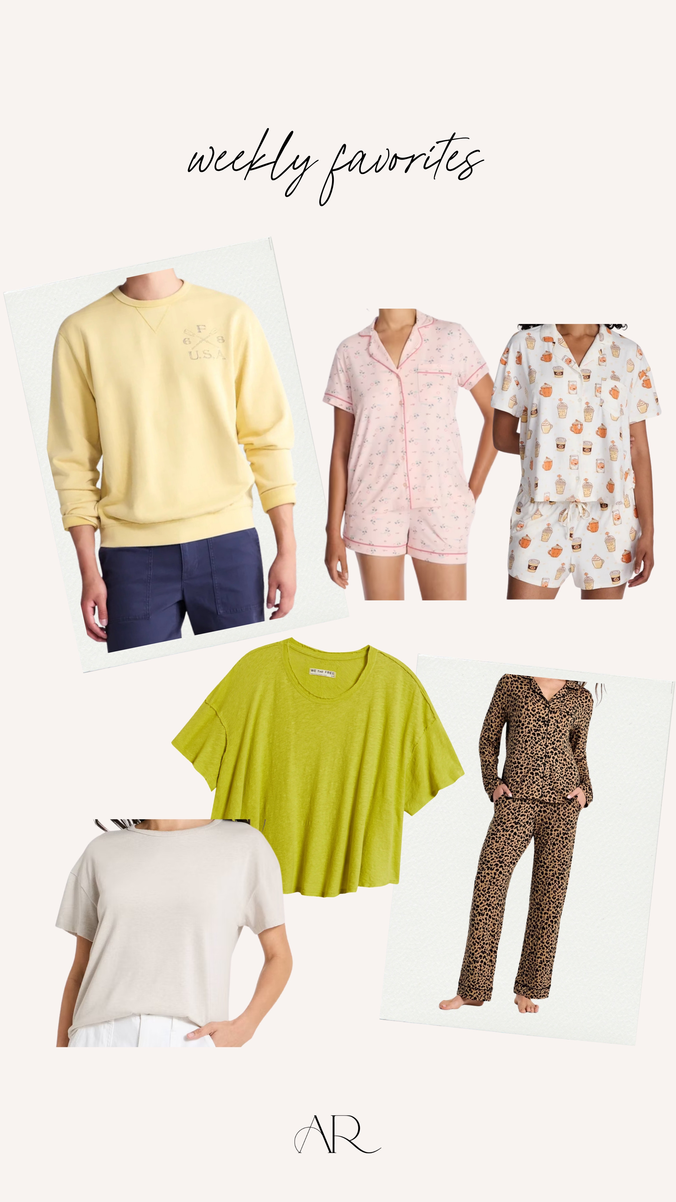 my favorites of the week! 

midsize, anti-pooch, pajama sets 

 #LTKootd #LTKMidsize