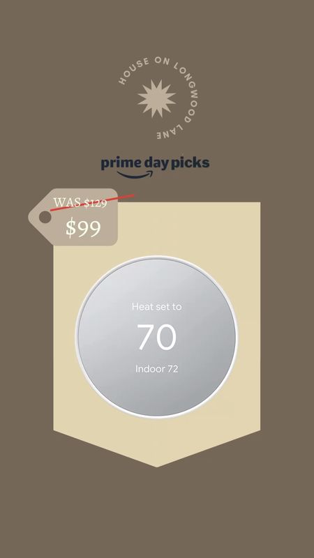 Amazon Prime Early Access Sale, Picks! Google Nest Thermostat. Smart Wi-Fi Thermostat for home in Snow. Get 23% OFF! #prime 

#LTKunder100 #LTKSeasonal #LTKhome
