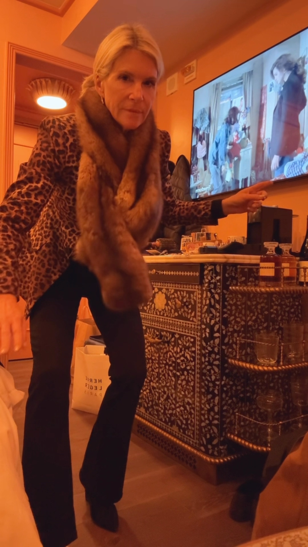 OOTN for a casual night out in nyc!  Leopard blazer.  Black jeans. Henley and black booties ✅

#LTKNYFW #LTKOver40 #LTKootd