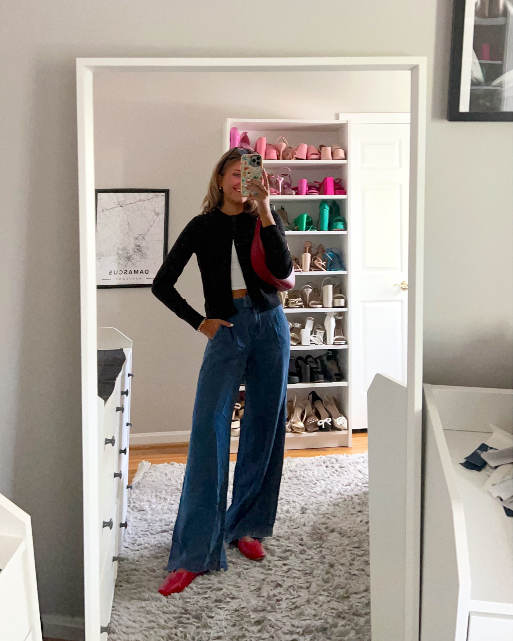 business casual outfit ideas from American Eagle. these preppy pieces make for the cutest office outfit! 👩🏼‍🏫💕

wearing a 000R in the trouser pants (I’m 5’2) and a S in the sweater  