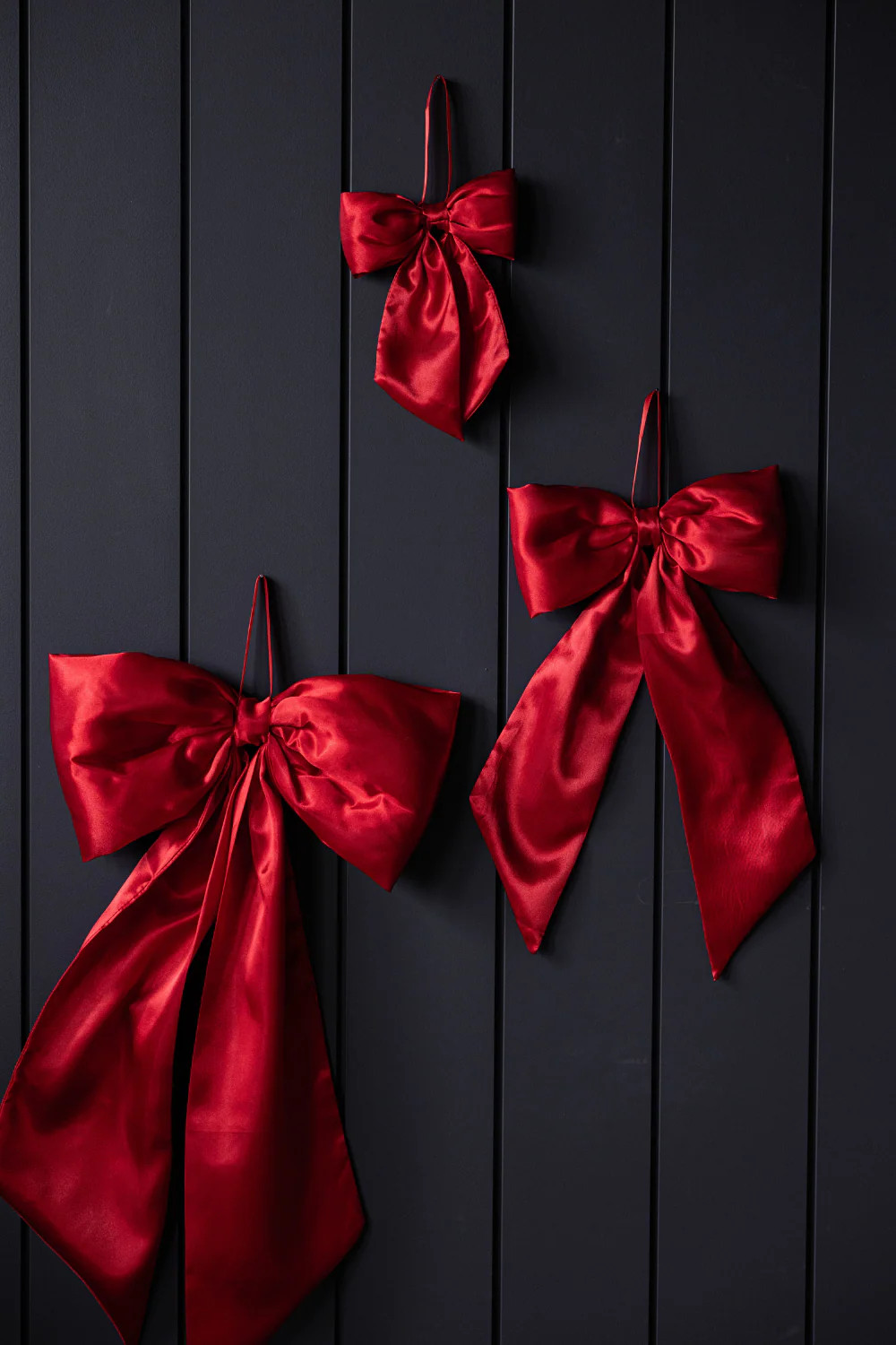 Red Satin Bows | By Luxe B Co. | luxe bCO