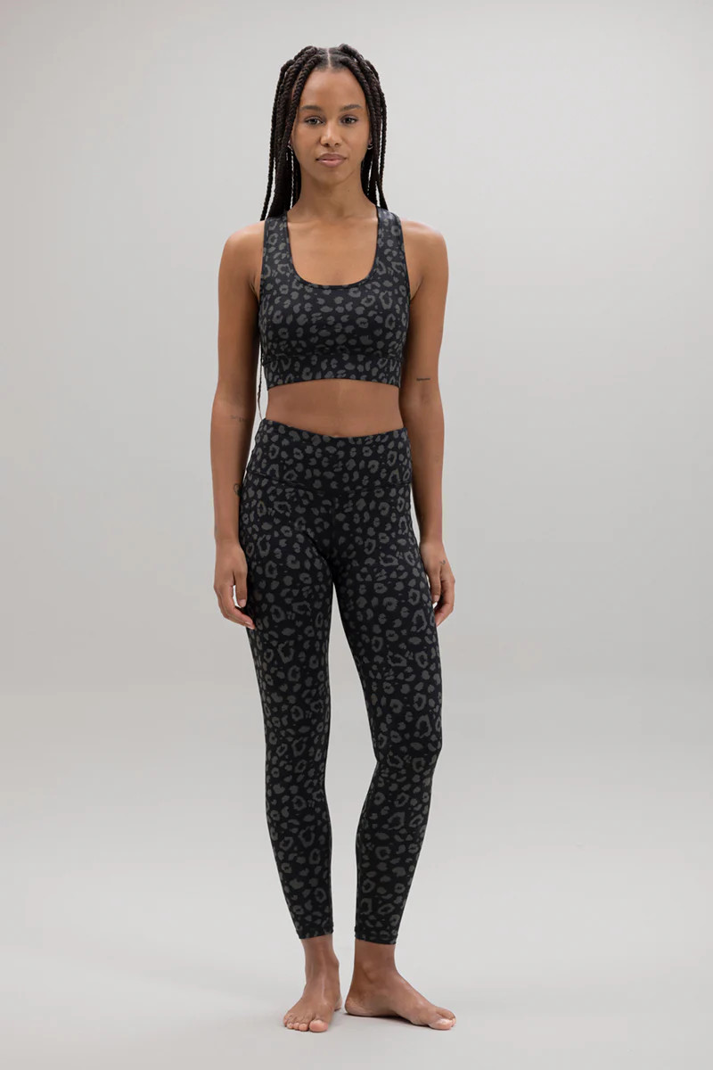 Cropped Leggings Leo Black | LEO Black / XS | Hey Honey | Hey Honey Yoga DE