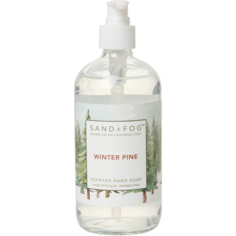 SAND AND FOG Tree Farm Winter Pine Scented Hand Soap - 15.7 oz. | Sierra