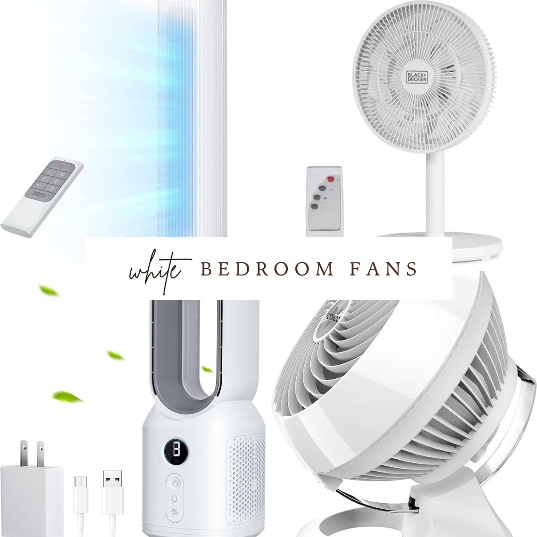 Summer time is coming and so are the absolutely necessary bedroom fans!  Here in Georgia we must have the fan for noise and for air flow!  Even with a/c my kids think it’s impossible to sleep without one.  Ellas room needs a girly white one and here are options under $50!  

#LTKFindsUnder50 #LTKHome #LTKSeasonal