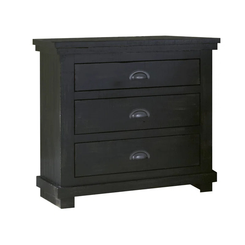 Ammerman 3 - Drawer Solid Wood Bachelor’s Chest | Wayfair North America