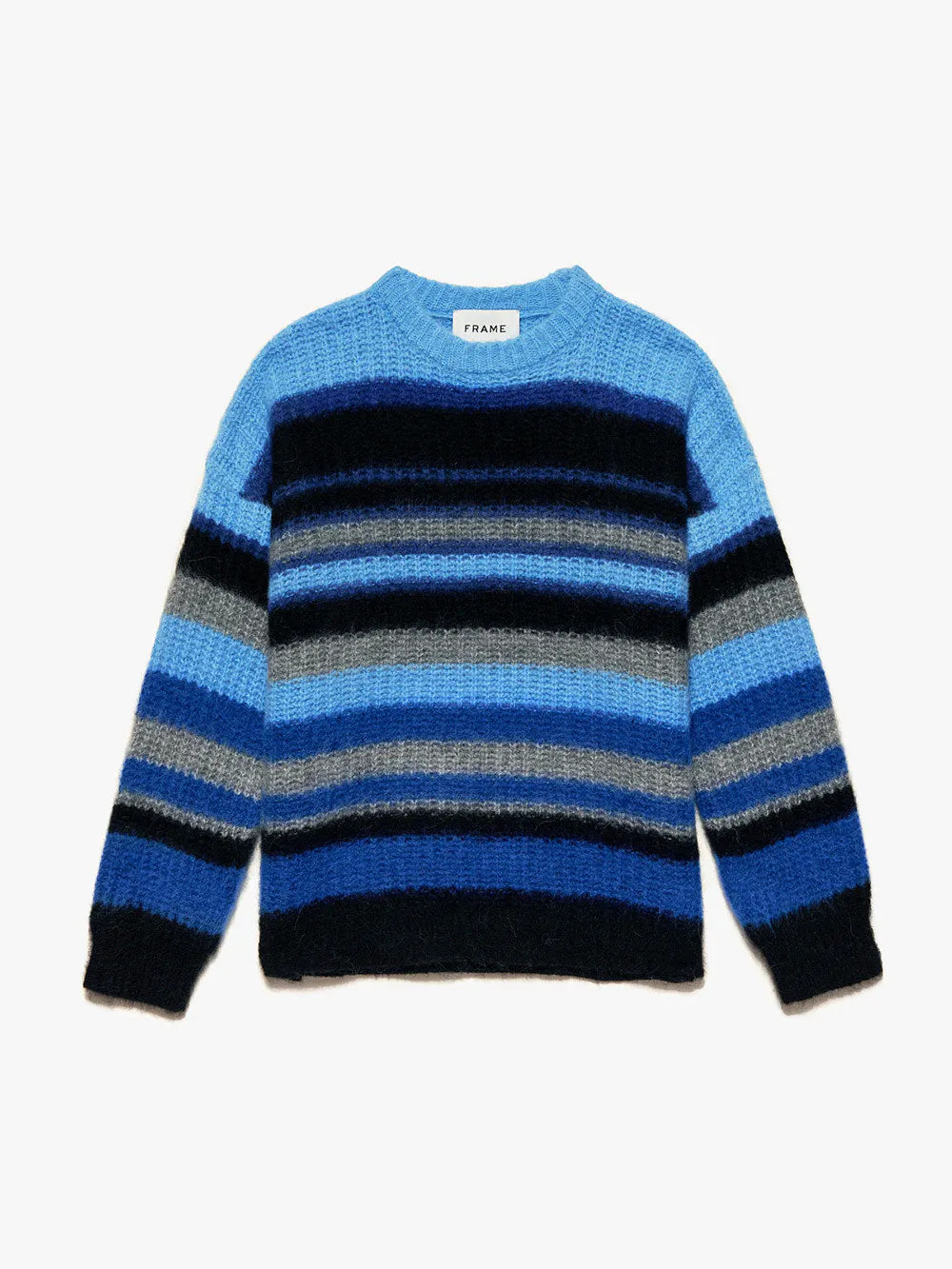 Alpaca Sweater  in  Sky Blue Multi | Frame Denim