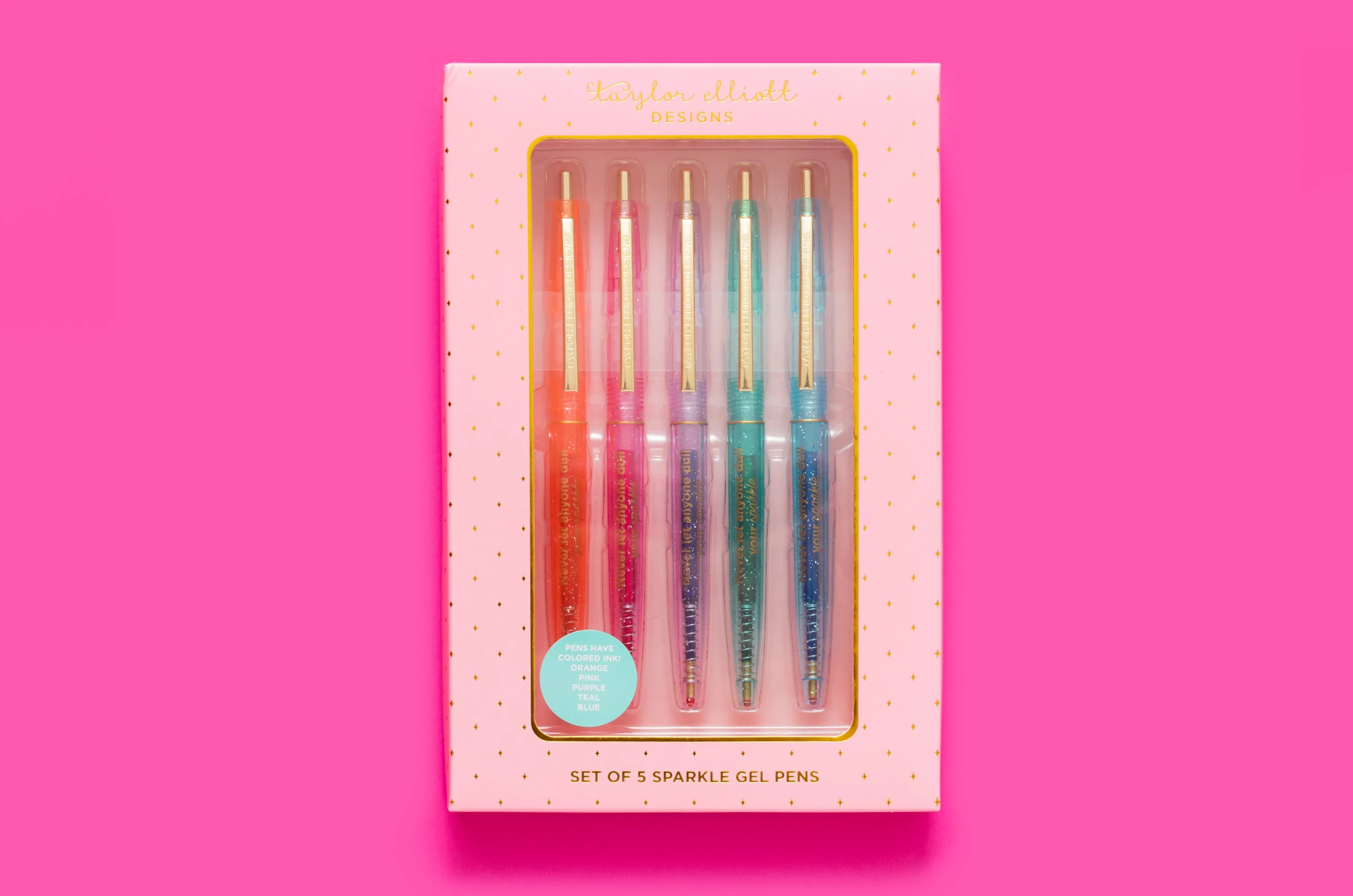 Sparkle Gel Pen Set | Taylor Elliott Designs