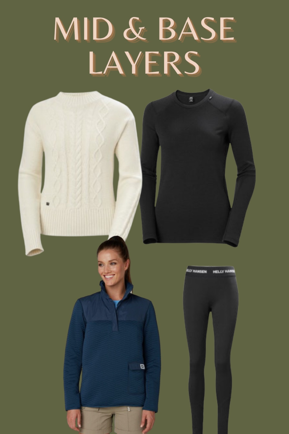 Mid and base layers for your upcoming ski trip!

#LTKSeasonal #LTKtravel