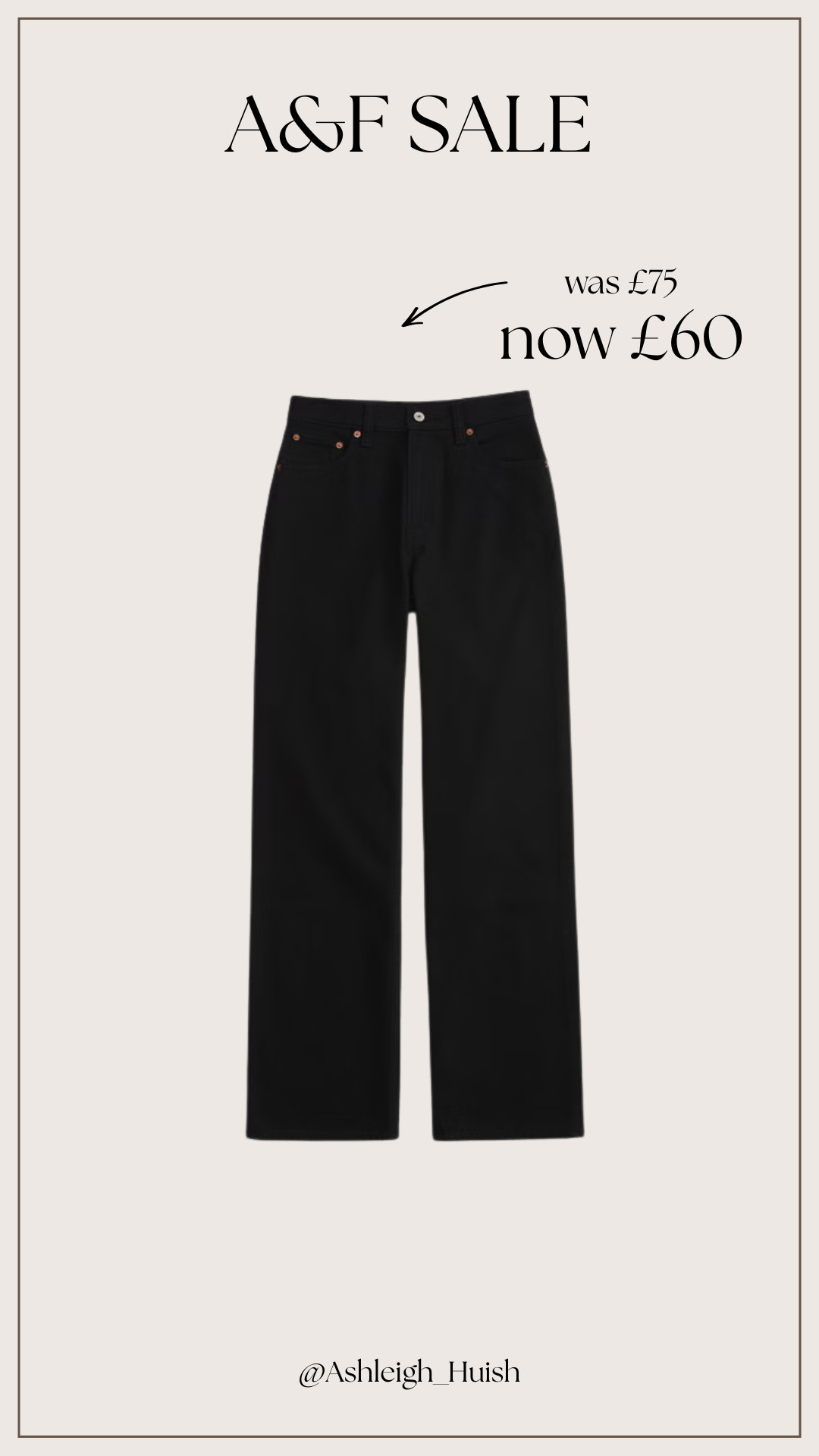 Shop my Favourite Picks from the Abercrombie sale
Black Denim Jeans, A&F Jeans, Black Outfit  

 #LTKuk #LTKeurope #LTKjeans