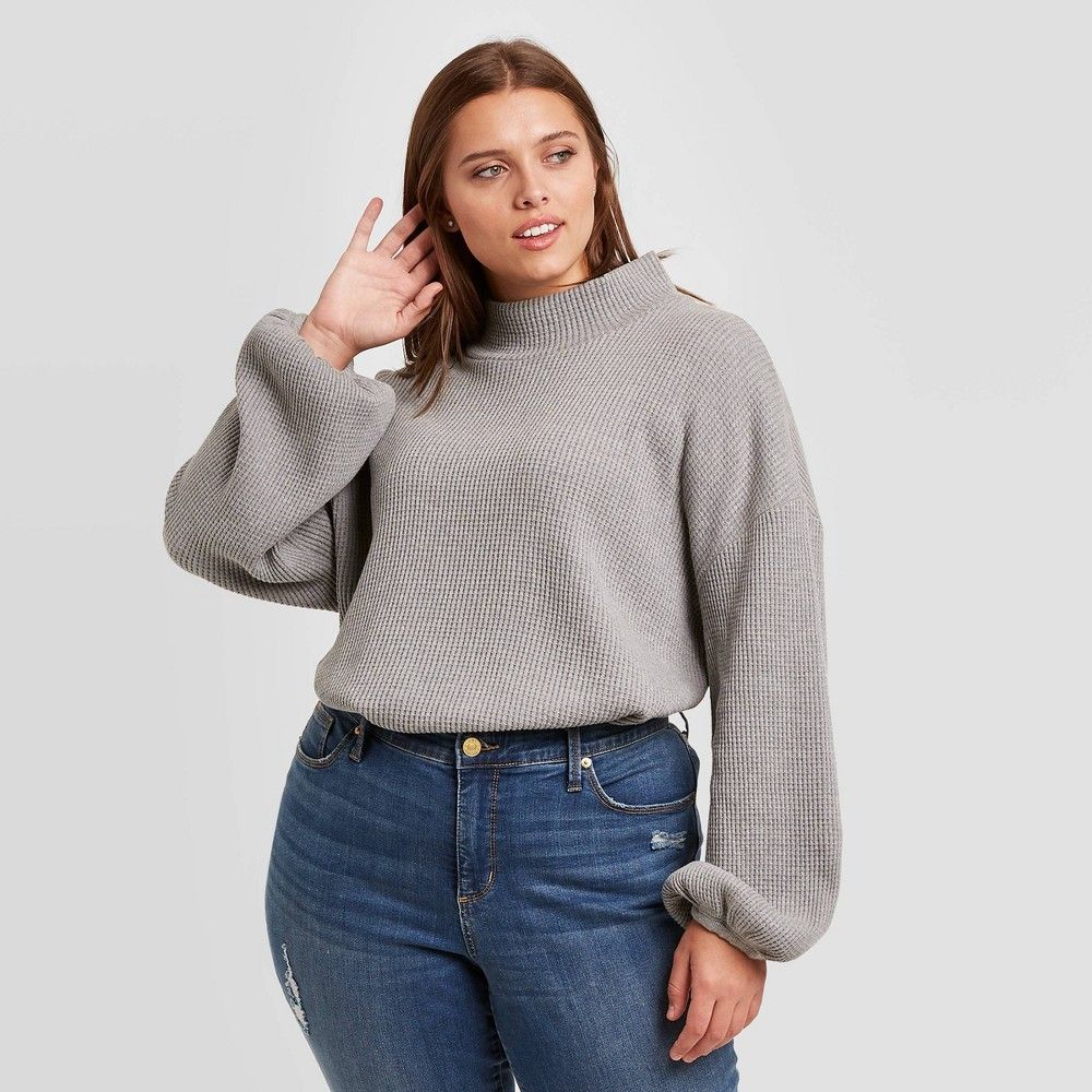 Women's Plus Size Pullover Sweatshirt - Ava & Viv™ | Target