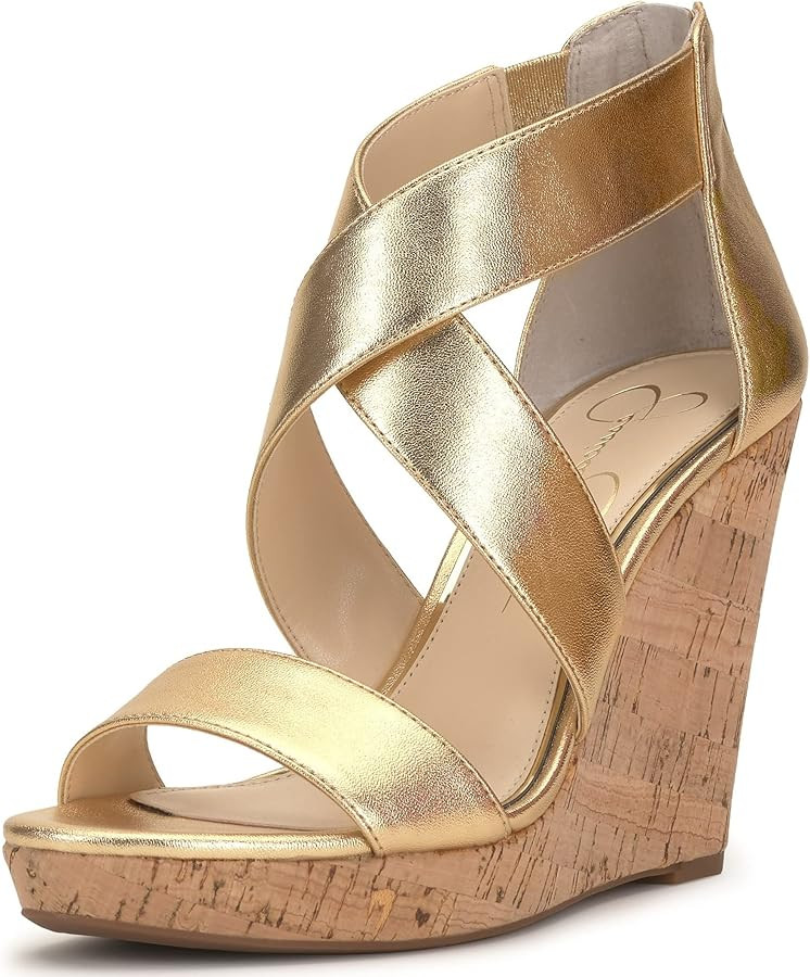 Jessica Simpson Women's Jinxxi Wedge Sandal | Amazon (US)