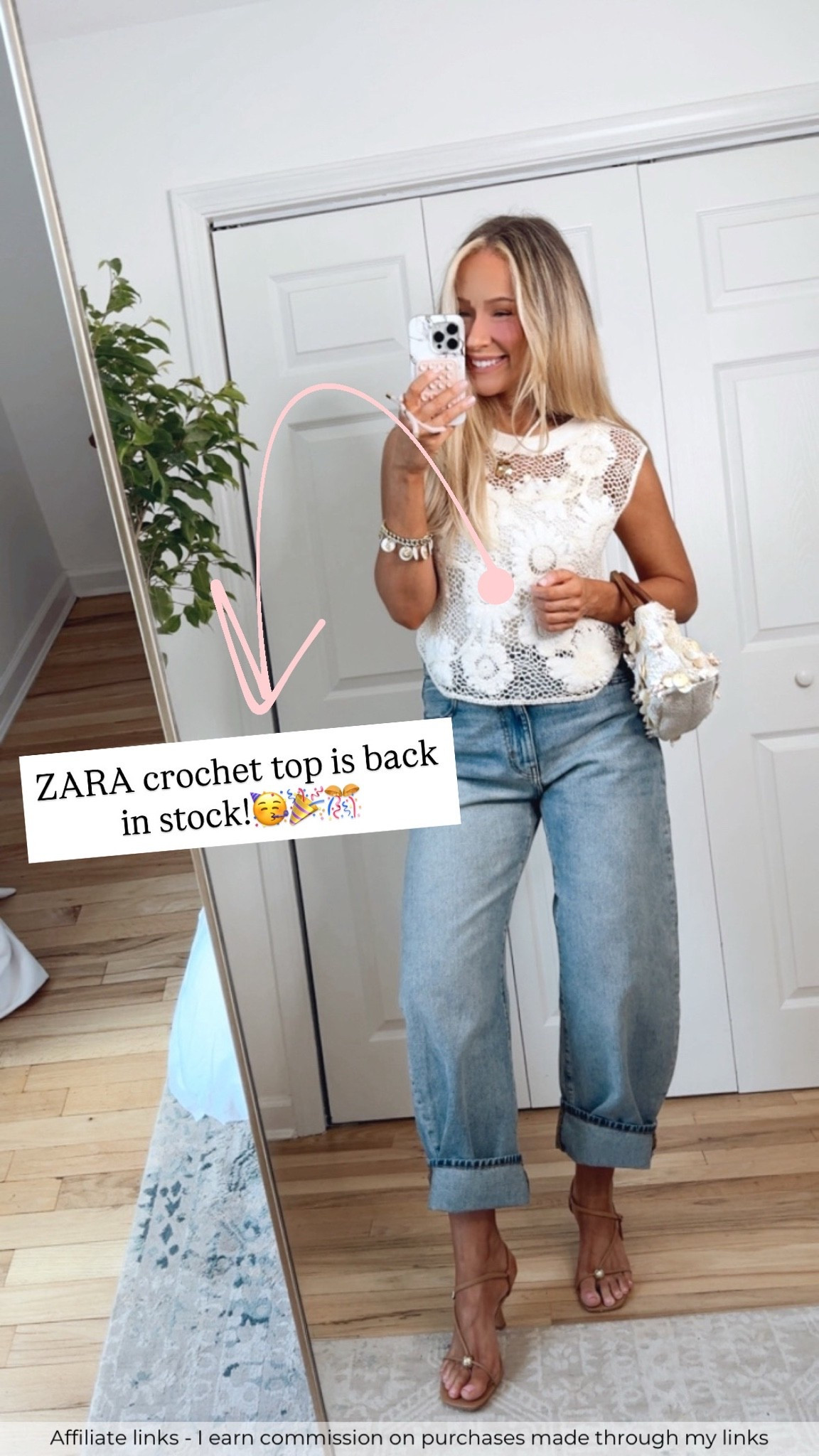 Affiliate links - I earn commission on purchases made through my links | Zara outfit, Zara top, Zara jeans, Zara bag