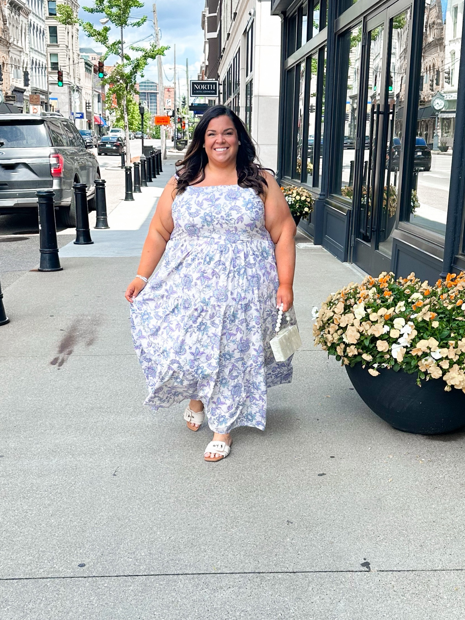 lane bryant blue floral dress NWT Lane Bryant, Blue Floral Handkerchief