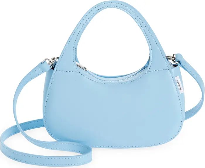 Micro Swipe Baguette Leather Top Handle Bag | Nordstrom