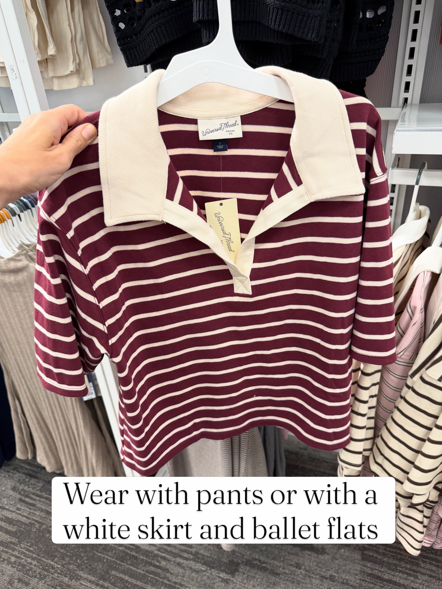 Short sleeve oversized rugby shirts at Target #targetstyle