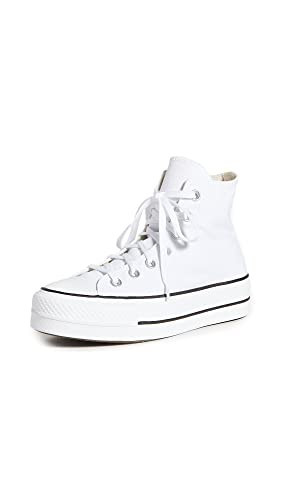 Converse Women's Chuck Taylor All Star Lift High Top Sneakers, White/Black/White, 10.5 Medium US | Amazon (US)